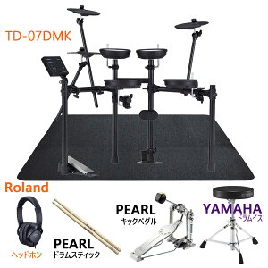 Roland / TD-07DMK PEARL���y�_���ƃ��}�n���C�X���g�����t���Z�b�g w/SELVA�}�b�g�yPNG�z