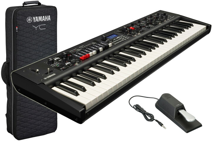 楽天市場】YAMAHA ヤマハ / YC61【専用ソフトケース＆ペダルセット 