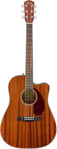 y݌ɗLz Fender Acoustic / CD-140SCE All-Mahogany Dreadnought Walnut Fingerboard yn[hP[XIzGAR ARM CD14SCEyYRKz