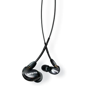 SHURE / AONIC215 トランスルーセントブラック (SE215DYBK+UNI-A) 高遮音性イヤホン 【国内正規品】【お取り寄せ商品】【PNG】
