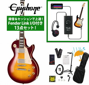 Epiphone / Inspired by Gibson Custom 1959 Les Paul Standard Reissue Deep Cherry Sunburst ^ZbVŏBIFender Link I/Ot13_ZbgyYRKz