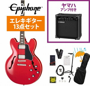Epiphone / Inspired by Gibson Custom 1962 ES-335 Reissue Sixties Cherry エピフォン YAMAHA GA15IIアンプ付属初心者セットR【YRK】