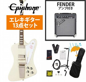 Epiphone / Inspired by Gibson Custom 1963 Firebird V With Maestro Vibrola Reissue Polaris White Fender 10WAvtGLM^[S҃ZbgRyYRKz