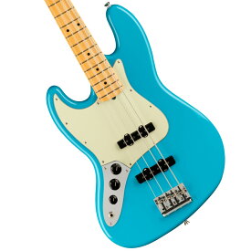 《WEBSHOPクリアランスセール》Fender / American Professional II Jazz Bass Left-Hand Maple Fingerboard Miami Blue フェンダー【左利き用】【PNG】