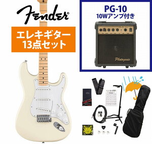 Fender / Standard Stratocaster Maple Fingerboard White Pickguard Olympic White tF_[ PG-10AvtGLM^[S҃ZbgRyYRKz