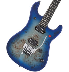 《WEBSHOPクリアランスセール》EVH / 5150 Series Deluxe Poplar Burl Ebony Fingerboard Aqua Burst イーブイエイチ《+4582600680067》(OFFSALE)【PNG】