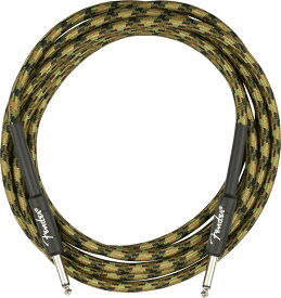 《WEBSHOPクリアランスセール》Fender / Professional Series Instrument Cable Straight/Straight 10 Feet Woodland Camo フェンダー【ACCセール】【PNG】
