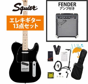 Squier by Fender / FSR Affinity Series Telecaster Maple FB Black PG Black[CVoV̔] Fender 10WAvtGLM^[S҃ZbgRyYRKz
