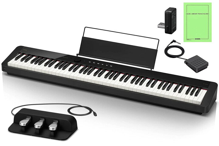 楽天市場】カシオ(CASIO)電子ピアノ Privia PX-S1100BK(ブラック) 88 