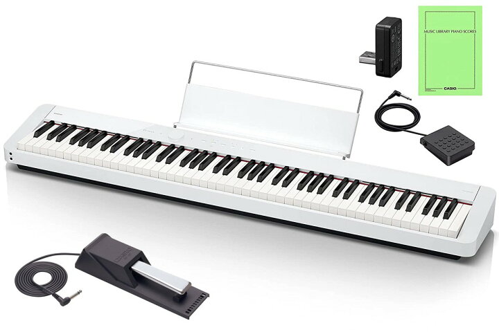 楽天市場】カシオ(CASIO)電子ピアノ Privia PX-S1100WE(ホワイト) 88 
