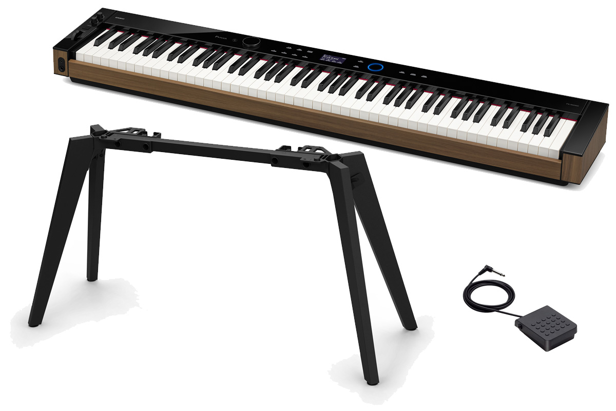 当店は最高な サービスを提供します CASIO カシオ   PX-S6000BKブラック ウォールナット調 Privia (プリヴィア) 電子ピアノ