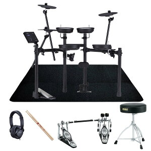 Roland / TD-07DMK TAMA�c�C���y�_���E�����Ɏg����X�^�[�^�[�Z�b�gT130 w/SELVA�}�b�g�yPNG�z