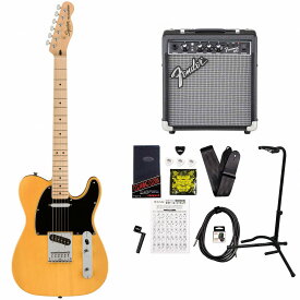 Squier by Fender / Affinity Series Telecaster Maple Fingerboard Black Pickguard Butterscotch Blonde Frontman10Gアンプ付属エレキギター初心者セット《+4582600680067》