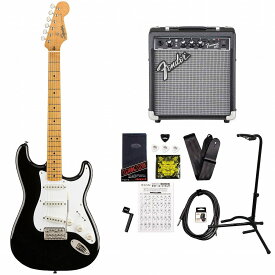 Squier by Fender / Classic Vibe 50s Stratocaster Maple Fingerboard Black Frontman10Gアンプ付属エレキギター初心者セット《+4582600680067》