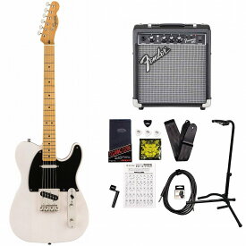 Squier by Fender / Classic Vibe 50s Telecaster Maple Fingerboard White Blonde Frontman10Gアンプ付属エレキギター初心者セット《+4582600680067》