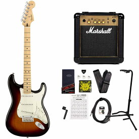 Fender / Player Series Stratocaster 3 Color Sunburst Maple MarshallMG10アンプ付属エレキギター初心者セット【YRK】《+4582600680067》