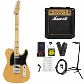 《限界突破特価!》Fender / Player Series Telecaster Butterscotch Blonde Maple MarshallMG10アンプ付属エレキギター初心者セット《+4582600680067》
