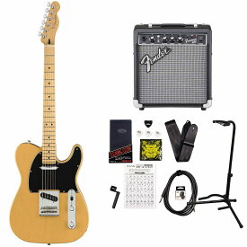 《限界突破特価!》Fender / Player Series Telecaster Butterscotch Blonde Maple Frontman10Gアンプ付属エレキギター初心者セット《+4582600680067》