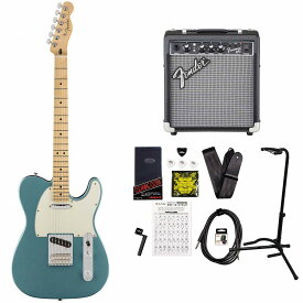 《限界突破特価!》Fender / Player Series Telecaster Tidepool Maple Frontman10Gアンプ付属エレキギター初心者セット《+4582600680067》