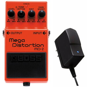 BOSS MD-2 Mega Distortion �f�B�X�g�[�V�����m����AC�A�_�v�^�[�����w���Z�b�g�n�yPTNB�z