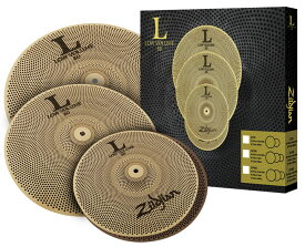 Zildjian / NAZLLV468 L80 Low Volume 468 Box Set ジルジャン ローボリューム シンバルセット(14HH/16C/18CR)【PNG】