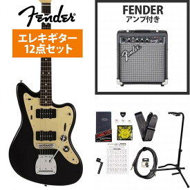 Fender / Made In Japan INORAN Jazzmaster Rosewood Fingerboard Black FenderFrontman10Gアンプ付属エレキギター初心者セット《+4582600680067》《純正マルチツールプレゼント!/+0885978429608》