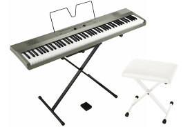 【あす楽対象商品】KORG コルグ / L1SP M SILVER (メタリックシルバー) Liano [キーボードベンチセット！] DIGITAL PIANO【PNG】