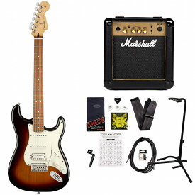 Fender / Player Series Stratocaster HSS 3 Color Sunburst Pau Ferro MarshallMG10アンプ付属エレキギター初心者セット《+4582600680067》