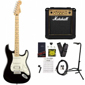 Fender / Player Series Stratocaster HSS Black Maple MarshallMG10アンプ付属エレキギター初心者セット《+4582600680067》