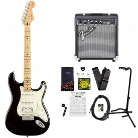Fender / Player Series Stratocaster HSS Black Maple FenderFrontman10Gアンプ付属エレキギター初心者セット《+4582600680067》