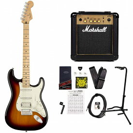 Fender / Player Series Stratocaster HSS 3 Color Sunburst Maple MarshallMG10アンプ付属エレキギター初心者セット《+4582600680067》