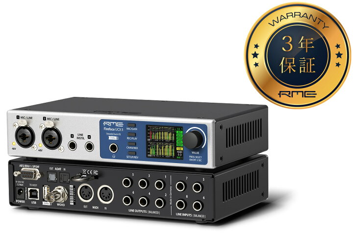 楽天市場】RME アールエムイー / Fireface UCX II 20入力20出力192 kHz 