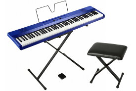 【あす楽対象商品】KORG コルグ / L1SP M BLUE (メタリックブルー) Liano [キーボードベンチセット！] DIGITAL PIANO【PNG】
