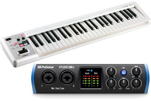 PreSonus v\iX / Studio 24c [49 MIDIL[{[h A-49 WH ZbgI] USB Type-C I[fBI/MIDIC^[tF[XyPNGz