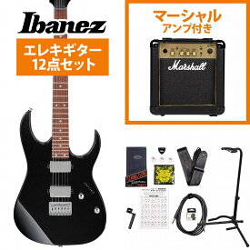 Ibanez / Gio Series GRG121SP-BKN (Black Night) [SPOT MODEL] アイバニーズ MarshallMG10アンプ付属エレキギター初心者セット《+4582600680067》【YRK】