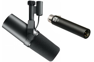 SHURE �V���A / SM7B [DM1 DYNAMITE Black �Z�b�g�I] �X�^�W�I�}�C�N���t�H�� �_�C�i�~�b�N�}�C�N�yPNG�z