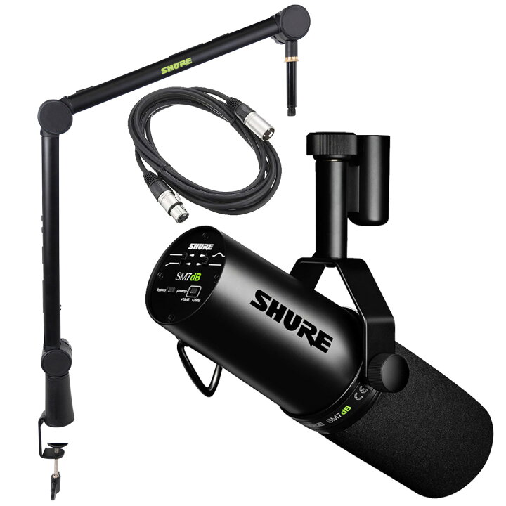 楽天市場】SHURE シュア / SM7dB [SH-BROADCAST ＆ 5mマイクケーブル 