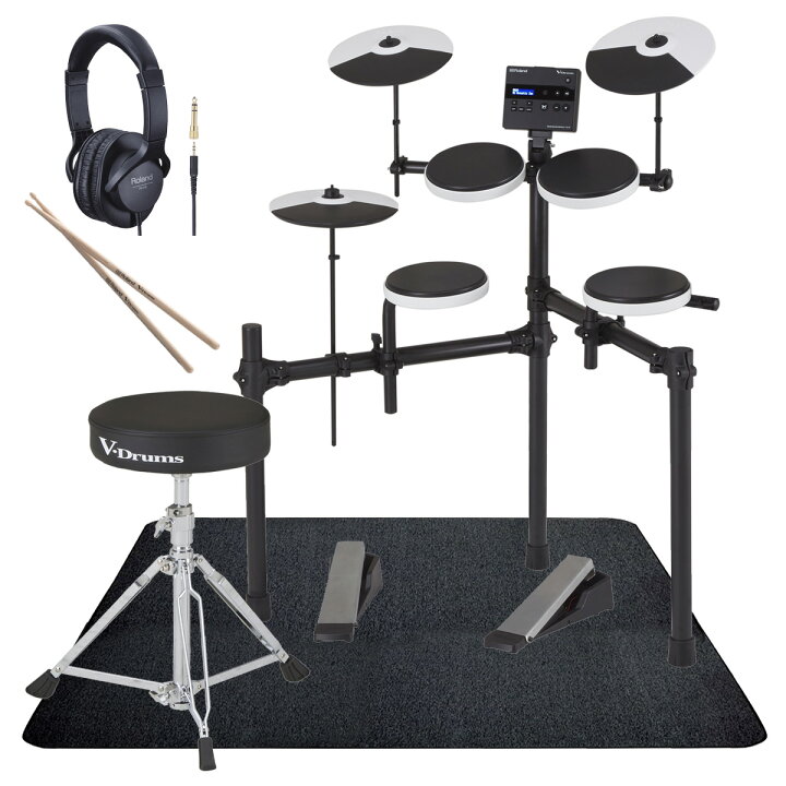 楽天市場】Roland / TD-02K 純正の椅子とスティックを採用したすぐに  