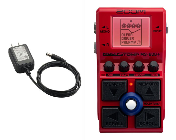 楽天市場】ZOOM / MS-60B+ MultiStomp Bass Pedal [ACアダプター同時 