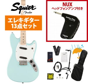 Squier by Fender / Squier Sonic Mustang Maple Fingerboard White Pickguard Daphne Blue GP-1�A���v�t���G���L�M�^�[���S�҃Z�b�gR�yYRK�z