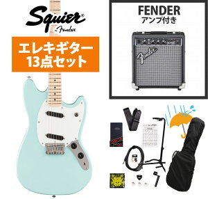Squier by Fender / Squier Sonic Mustang Maple Fingerboard White Pickguard Daphne Blue Fender 10W�A���v�t���G���L�M�^�[���S�҃Z�b�gR�yYRK�z