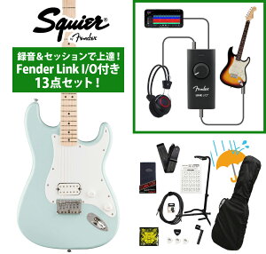 Squier by Fender / Squier Sonic Stratocaster HT H Maple Fingerboard White Pickguard Sonic Blue �^�����Z�b�V�����ŏ�B�IFender Link I/O�t��13�_�Z�b�g�yYRK�z