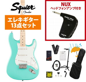 Squier by Fender / Squier Sonic Stratocaster HT Maple Fingerboard White Pickguard Sea Foam Green GP-1�A���v�t���G���L�M�^�[���S�҃Z�b�gR�yYRK�z