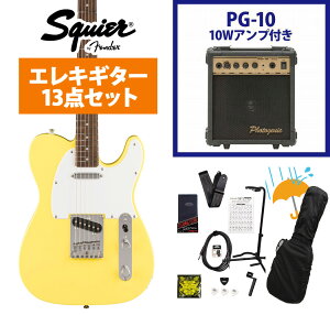 Squier by Fender / Squier Sonic Telecaster Laurel Fingerboard White Pickguard Canary Yellow PG-10�A���v�t���G���L�M�^�[���S�҃Z�b�gR�yYRK�z
