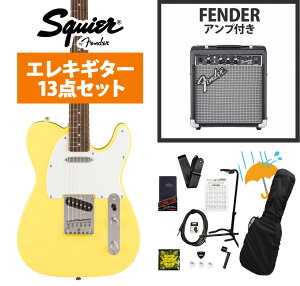 Squier by Fender / Squier Sonic Telecaster Laurel Fingerboard White Pickguard Canary Yellow Fender 10W�A���v�t���G���L�M�^�[���S�҃Z�b�gR�yYRK�z