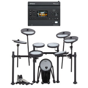 Roland / VQD106PADS + V31�������W���[�� + CYQ-12 3�V���o���g���Z�b�g V-Drums Quiet Design Kit�yYRK�z