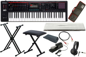 Roland ���[�����h / FANTOM-06 [X�^�L�[�{�[�h�X�^���h + �x���` + �P�[�u�� + �_�X�g�J�o�[�Z�b�g�I]�yYRK�z