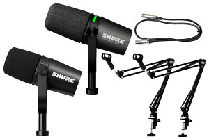 SHURE �V���A / MV7i (MV7I-J) + MV7X [�ȒP2�`�����l�� �A�[���X�^���h�^���E�z�M�Z�b�g�I]�yPNG�z