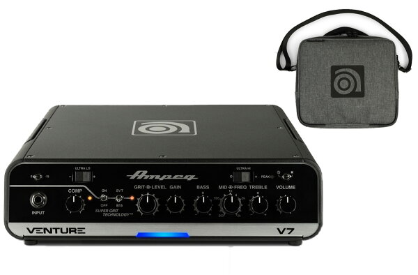 [Ampegの新世代モデル/純正キャリングバッグ同時購入セット]  Ampeg / Venture V7 + 純正キャリングバッグセット ベースアンプヘッド アンペグ【YRK】