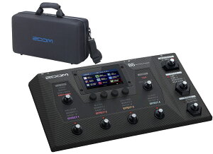 ZOOM / B6 Multi-Effects Processor + CBG-6 �����L�����[�o�b�O�Z�b�g �x�[�X�p�G�t�F�N�^�[ �}���`�G�t�F�N�^�[ �Y�[���yPNG�z